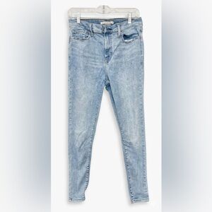 Levi's 720 High Rise Super Skinny Light Wash Blue Women's Jeans